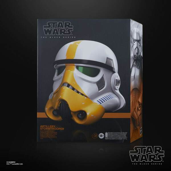 Casco electrónico Artillery Stormtrooper Star Wars: The Mandalorian Black Series Hasbro - Collector4u.com