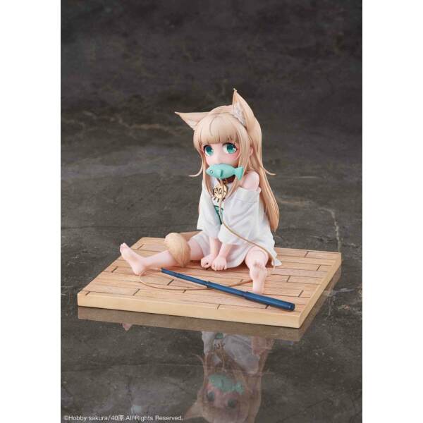 Estatua Kinako Sitting Fish My Cat Is a Kawaii Girl PVC 1/6 Ver. Deluxe Version 14 cm - Collector4u.com