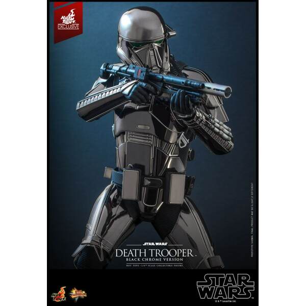 Figura Death Trooper (Black Chrome) Star Wars 1/6 2022 Convention Exclusive 32 cm - Collector4u.com