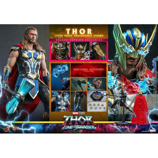 Figura Thor Masterpiece Thor: Love and Thunder 1/6 (Deluxe Version) 32 cm Hot Toys - Collector4u.com