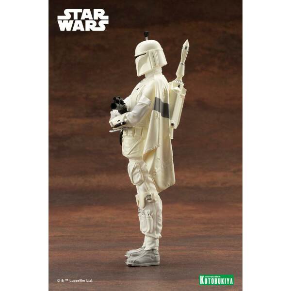 Estatua Boba Fett White Armor Star Wars PVC ARTFX+ 1/10 Ver. 18 cm - Collector4u.com