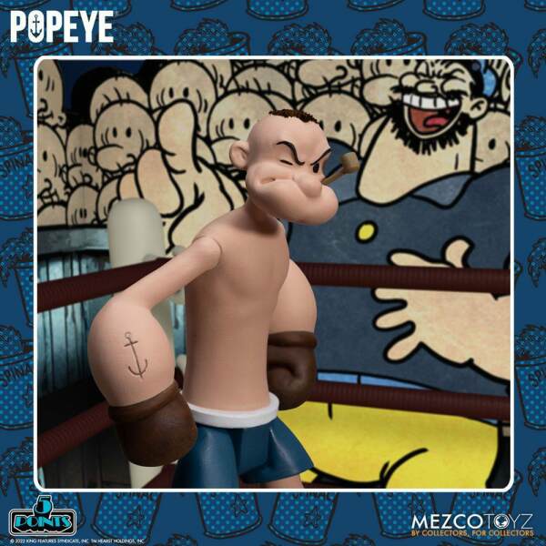 Set Popeye & Oxheart Popeye Figuras 5 Points Deluxe 9 cm - Collector4u.com