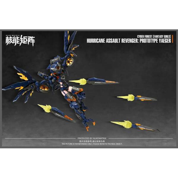 Maqueta Hurricane Assault Revenger: Prototype Yaeger Cyber Forest Fantasy Girls Plastic Model Kit 1/10.5 15 cm - Collector4u.com