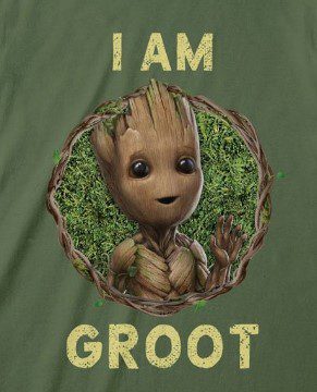 maduro Habitual Visualizar Camiseta I Am Groot talla M Marvel - Comprar en Collector4u.com