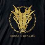 Casa del Dragón Camiseta Gold Ink Skull talla XL