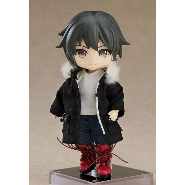 Accesorios para las Figuras Nendoroid Doll Warm Clothing Set Black Boots & Mod Coat Original Character