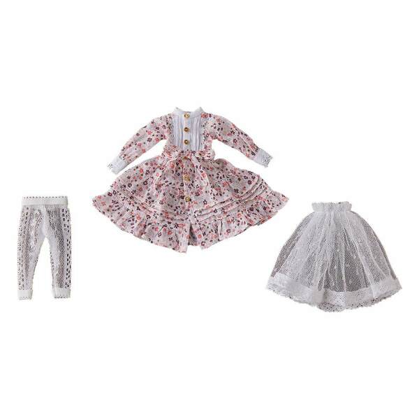 Accesorios Para Munecas Harmonia Humming Special Outfit Series Flower Print Dress Pink Designed By Silver Butterfly