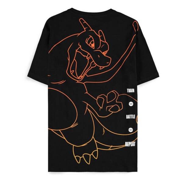 Camiseta #006 Fired Up Pokémon Talla XL - Collector4u.com