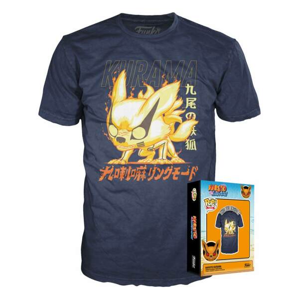 Camiseta Kurama Talla Xl Naruto Boxed Tee 2