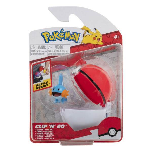 Clip’n’Go Poké Balls Wave 11 Mudkip & Poké Ball de Pokémon - Collector4u.com