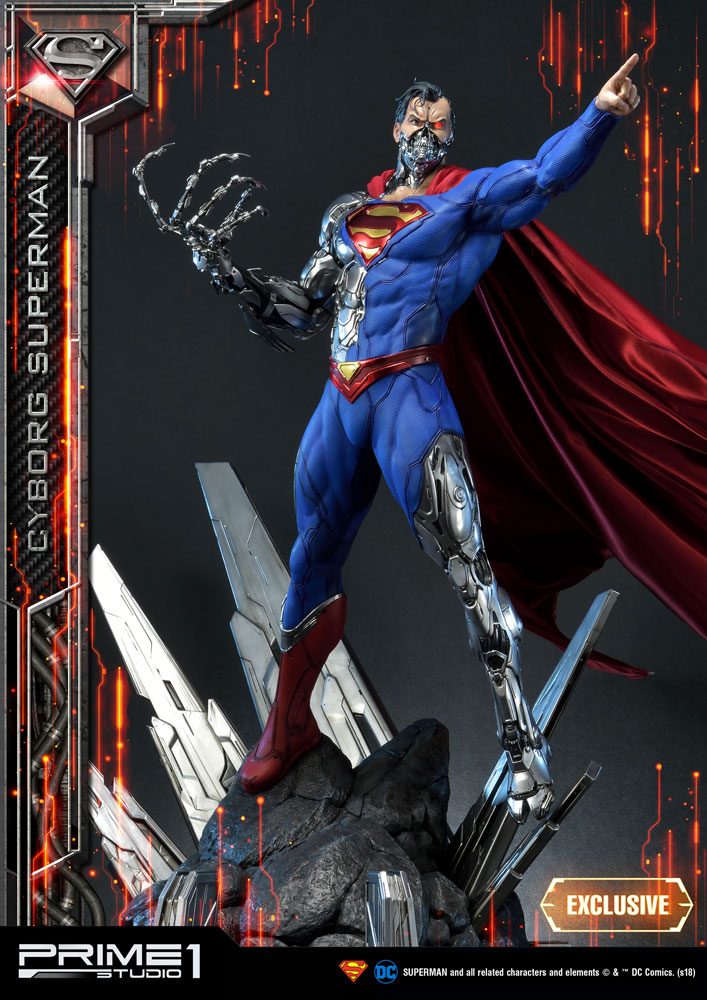 DC Comics Estatua Batman 1/3 Cyborg Superman & Cyborg Superman Exclusive 93 cm Surtido (3)