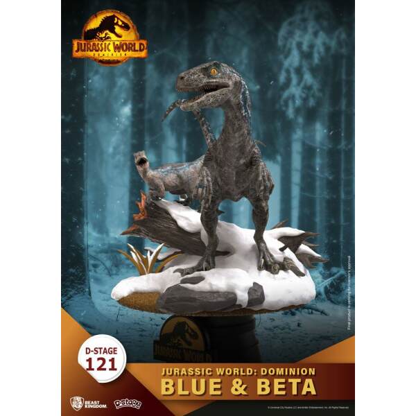 Diorama Blue Beta Jurassic World Dominion D Stage Pvc 13 Cm