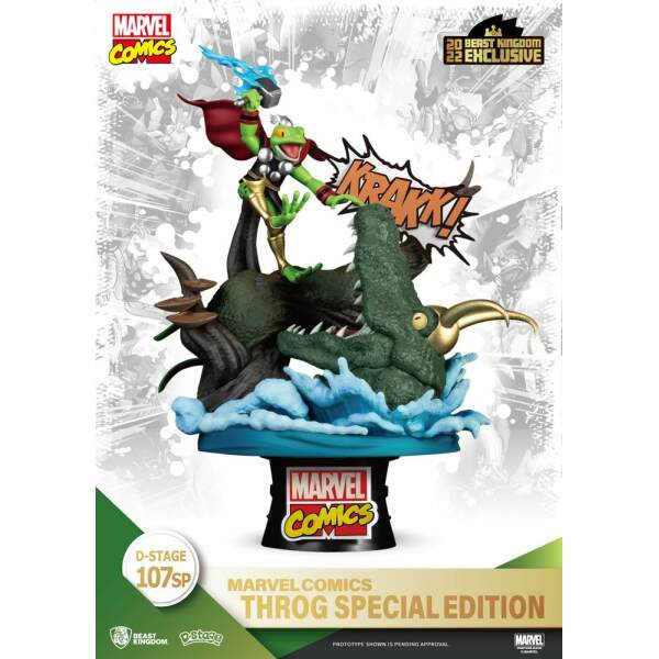 Diorama Pvc D Stage Throg Marvel Comics 17 Cm Beast Kingdom Toys