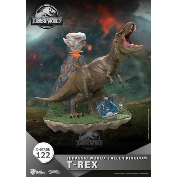 Diorama T Rex Jurassic World El Reino Caido D Stage Pvc 13 Cm