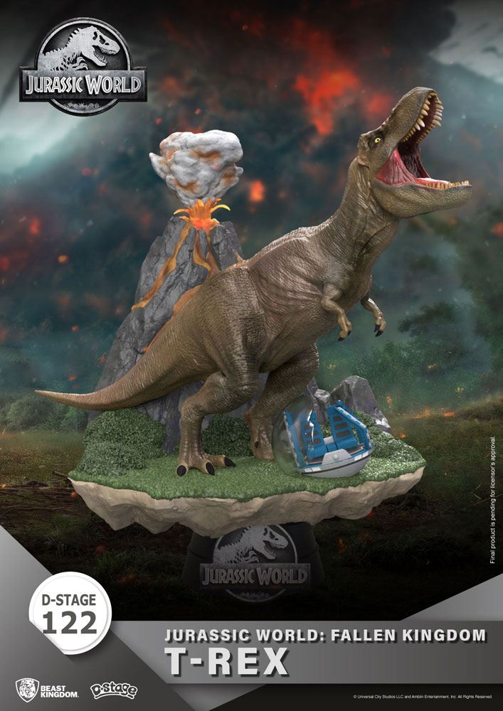 Diorama T-Rex Jurassic World: el reino caído D-Stage PVC 13 cm