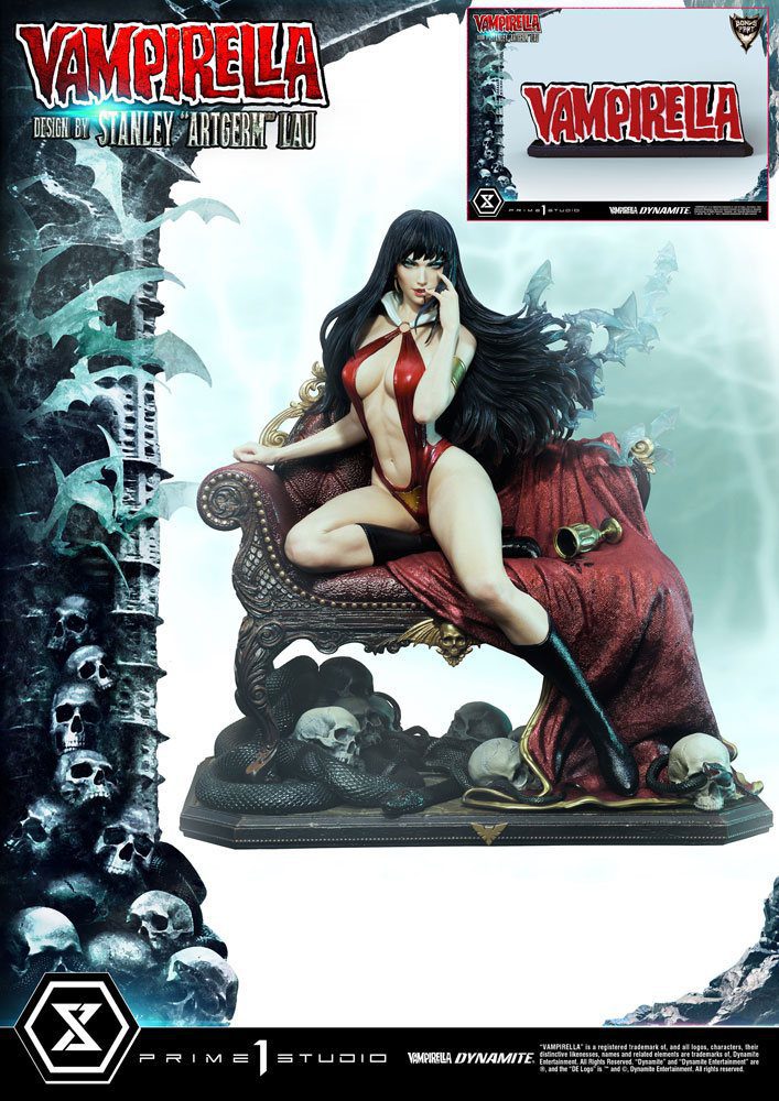 Estatua Vampirella Design by Stanley Artgerm Lau Bonus Version Dynamite Entertainment 1/3 55 cm