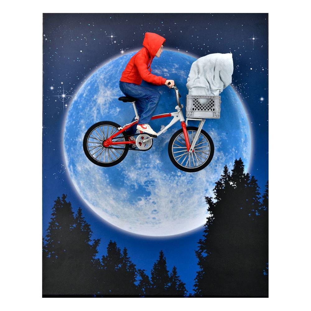 Figura Elliott And E T On Bicycle 13 Cm Et El Extraterrestre 13