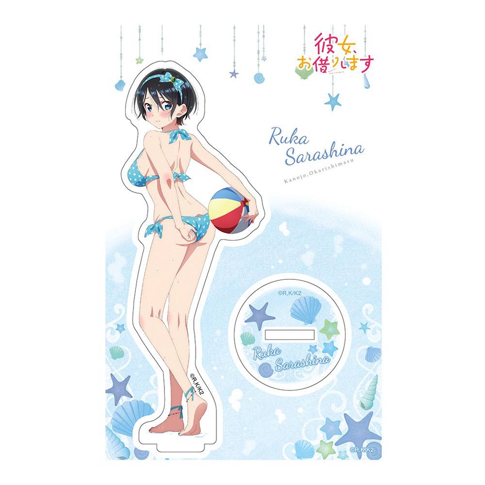 Figura Ruka Sarashina Rent A Girlfriend Acrilico Swimsuit And Girlfriend 14 Cm