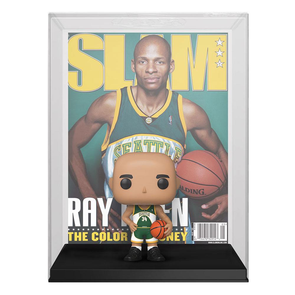 Funko Ray Allen Slam Magazin Nba Cover Pop Basketball Vinyl Figura 9 Cm