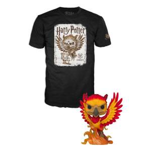 Funko Set De Minifigura Y Camiseta Dumbledore Patronus Talla M Harry Potter Pop Tee