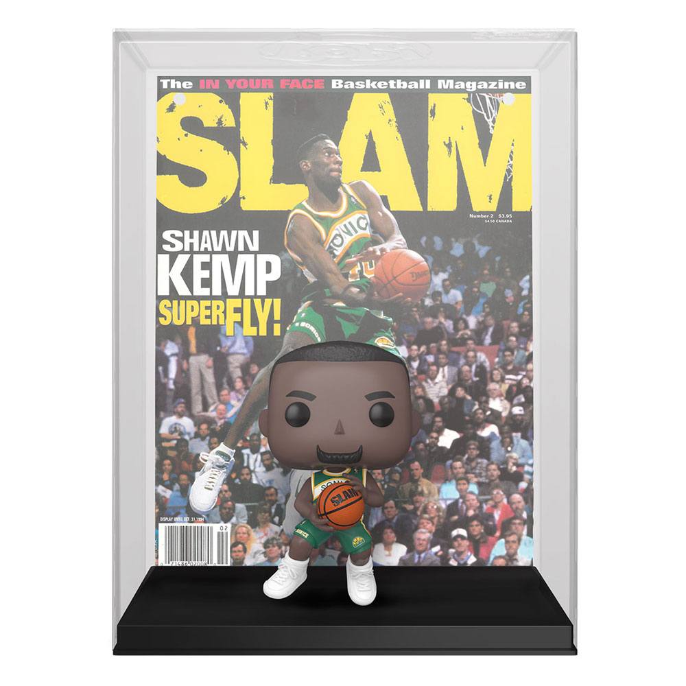 Funko Shawn Kemp Slam Magazin Nba Cover Pop Basketball Vinyl Figura 9 Cm