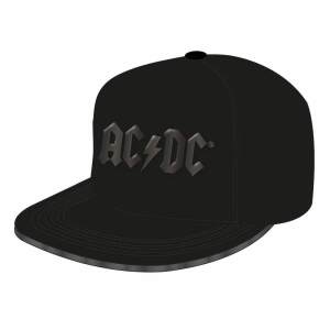 Gorra Snapback Shiny Black Logo Acdc