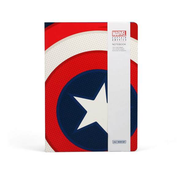 Libreta Flex A5 Captain America Shield Marvel