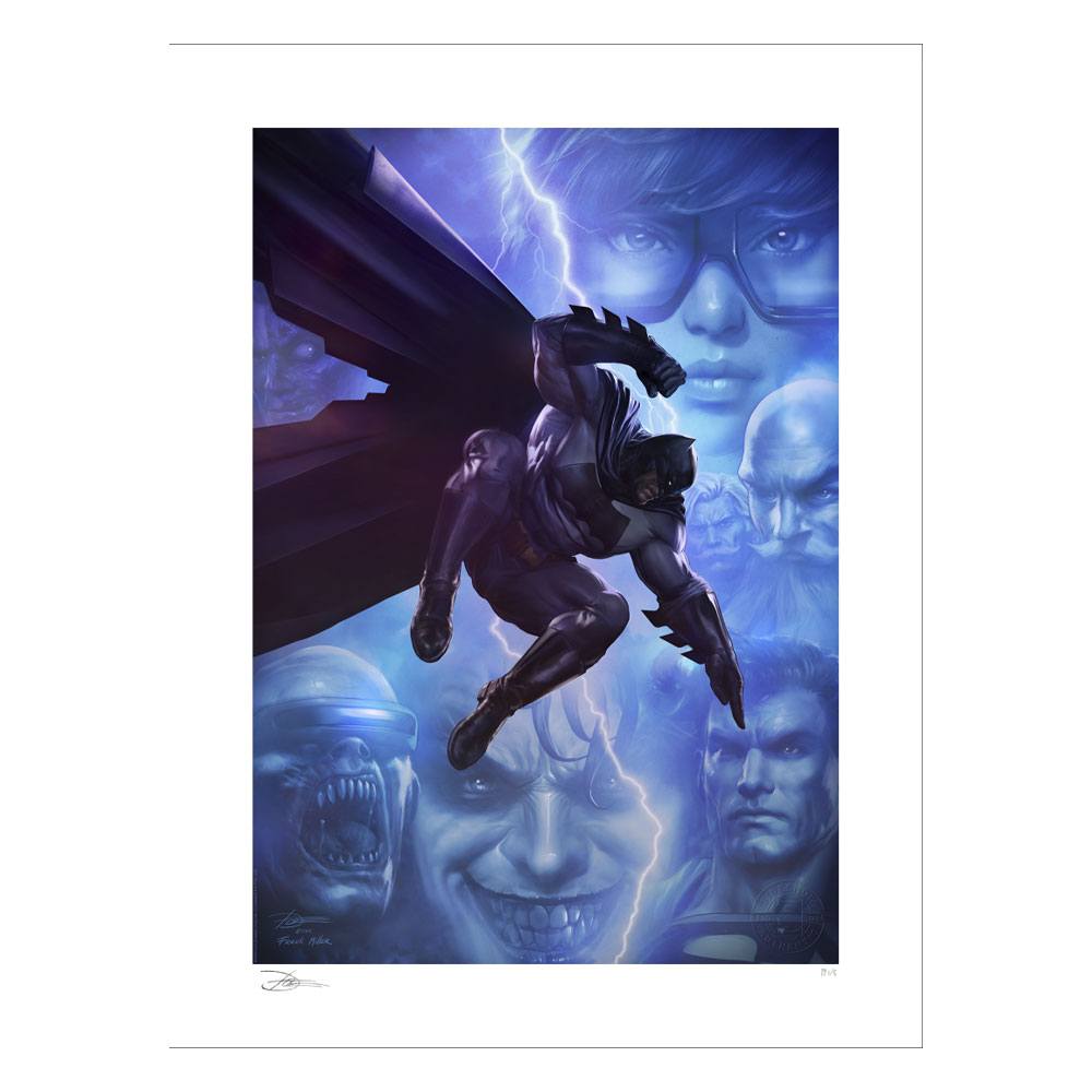 Litografia Batman Dc Comics The Dark Knight Returns 46 X 61 Cm Sideshow