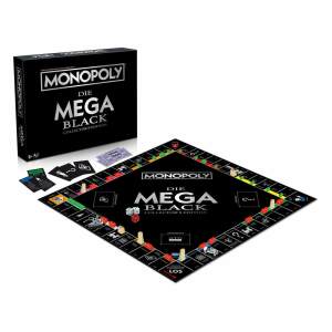 Monopoly Juego de Mesa Mega (Black Edition) *Edición aléman* - Collector4u.com