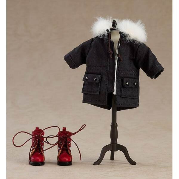 Accesorios para las Figuras Nendoroid Doll Warm Clothing Set Black Boots & Mod Coat Original Character - Collector4u.com