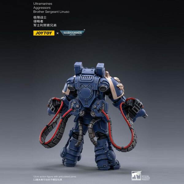 Pack de 3 Figuras Ultramarines Aggressors Warhammer 40k 1/18 12 cm - Collector4u.com