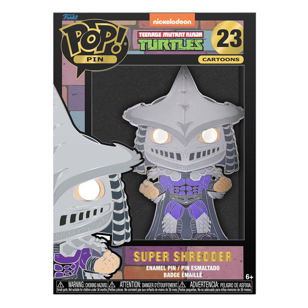 Pin Chapa esmaltada Super Shredder Tortugas Ninja POP! 10 cm - Collector4u.com