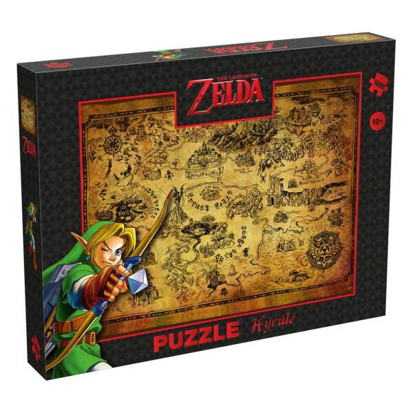 Puzzle Hyrule The Legend Of Zelda (1000 piezas) - Collector4u.com
