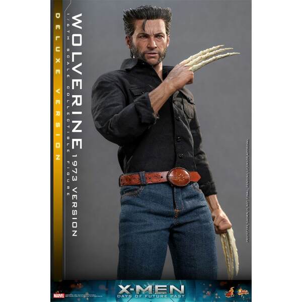 Figura Wolverine 1973 Version Deluxe Version X-Men Días del futuro pasado Movie Masterpiece 1/6 30 cm - Collector4u.com