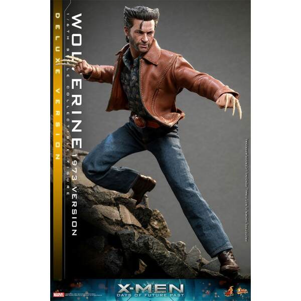 Figura Wolverine 1973 Version Deluxe Version X-Men Días del futuro pasado Movie Masterpiece 1/6 30 cm - Collector4u.com