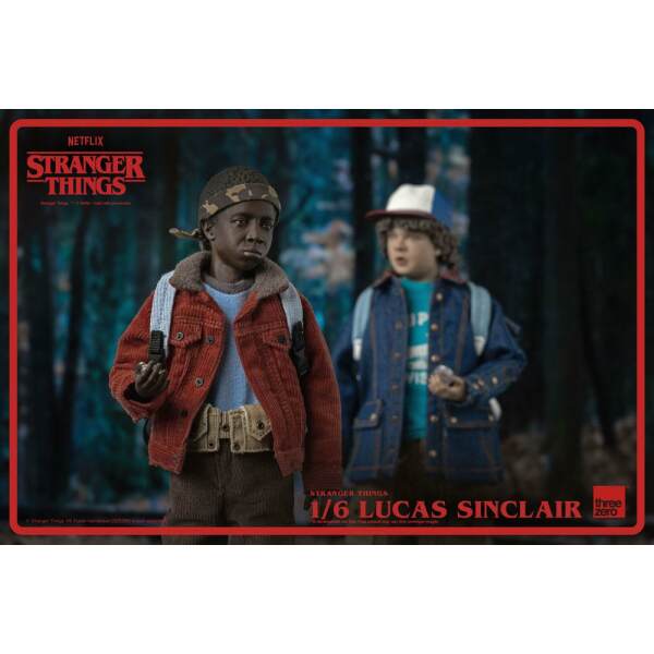 Figura Lucas Sinclair Stranger Things 1/6 23 cm - Collector4u.com