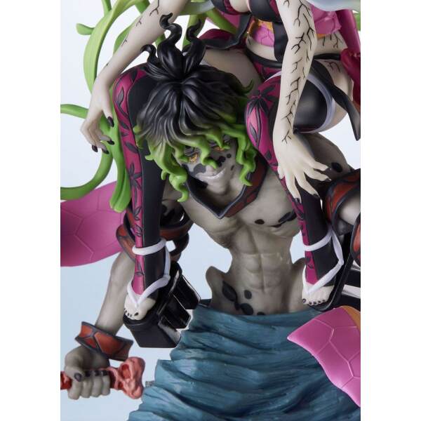 Estatua ConoFig Daki and Gyutaro Demon Slayer: Kimetsu no Yaiba 20 cm - Collector4u.com
