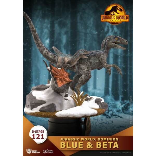 Diorama Blue & Beta Jurassic World: Dominion D-Stage PVC 13 cm - Collector4u.com