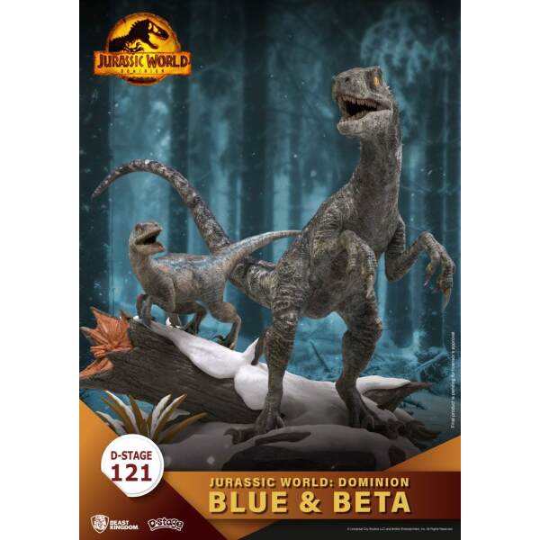 Diorama Blue & Beta Jurassic World: Dominion D-Stage PVC 13 cm - Collector4u.com