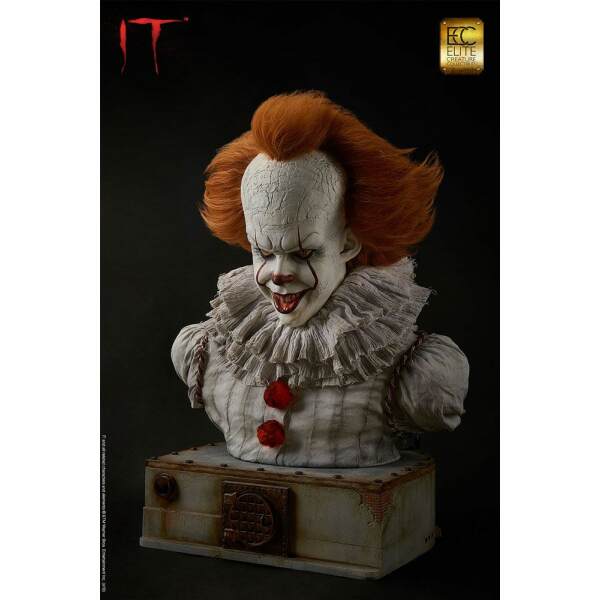 Busto tamaño real Pennywise Stephen King’s It 71 cm - Collector4u.com
