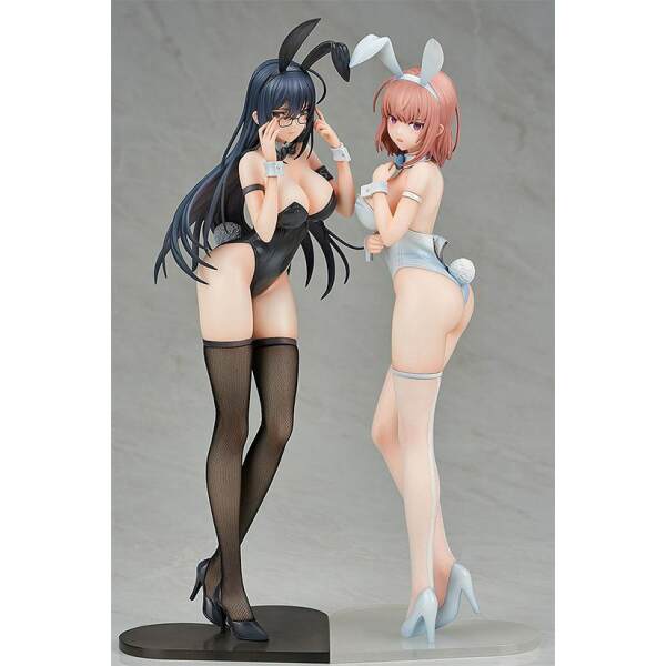 Estatuas Black Bunny Aoi y White Bunny Natsume Ikomochi Original Character 1/6 30 – 31 cm - Collector4u.com