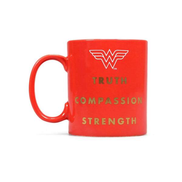 Taza Prancing Wonder Woman Truth Compassion Strength DC Comics - Collector4u.com