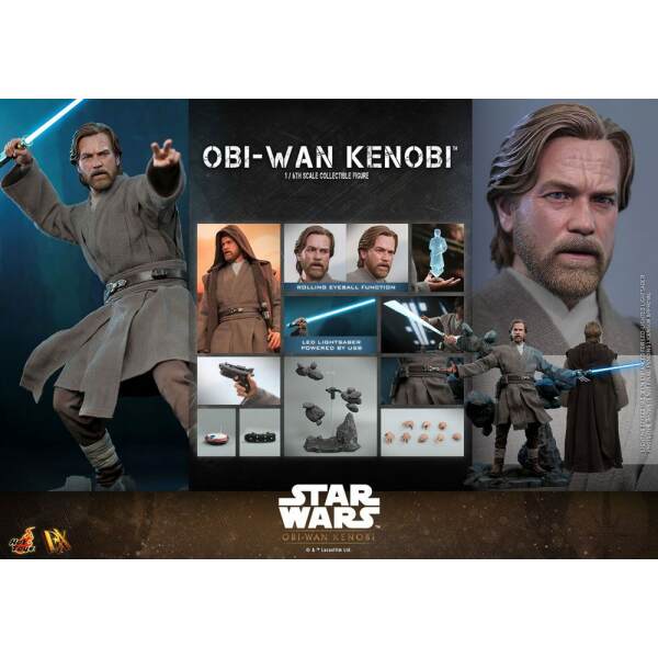 Figura Obi Wan Kenobi Star Wars: Obi-Wan Kenobi 1/6 30 cm - Collector4u.com