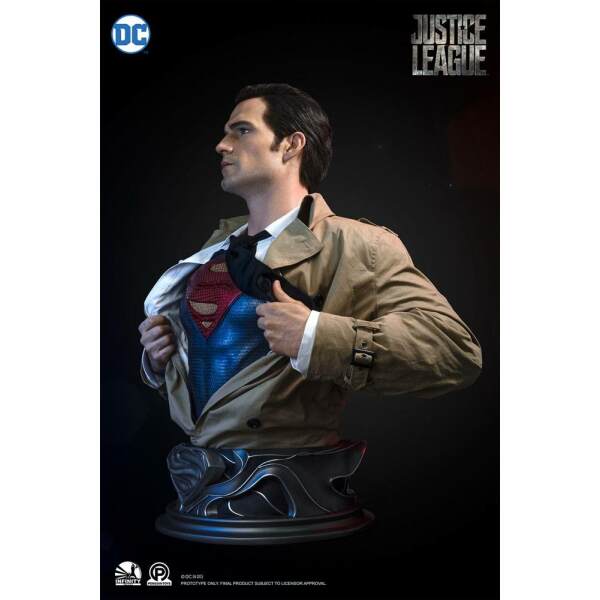 Busto tamaño real Superman Justice League 88 cm - Collector4u.com
