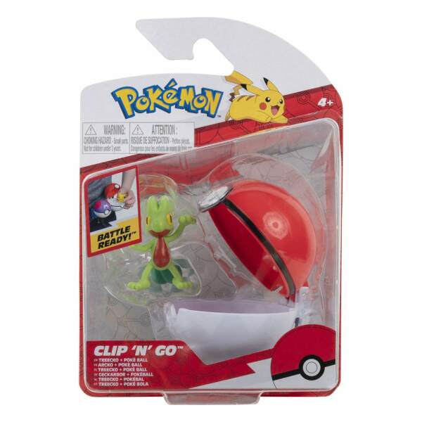 Clip’n’Go Poké Balls Wave 11 Treecko & Poké Ball de Pokémon - Collector4u.com
