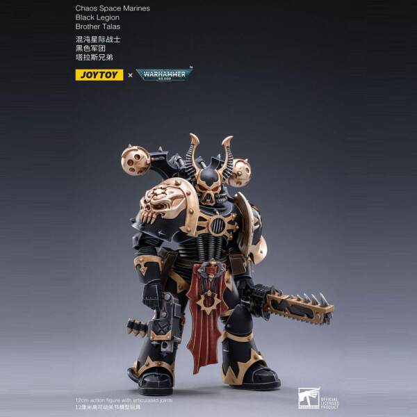 Figura Black Legion Brother Talas Warhammer 40k 1/18 14 cm - Collector4u.com