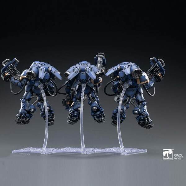 Pack de 3 Figuras Ultramarines Primaris Inceptors Warhammer 40k 1/18 12 cm - Collector4u.com
