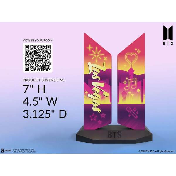 Estatua Premium BTS Logo BTS: Las Vegas Edition 18 cm Sideshow - Collector4u.com