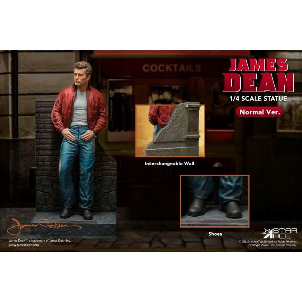 Estatua James Dean 1/4 Superb My Favourite Legend Series James Dean (Red jacket) 52 cm - Collector4u.com