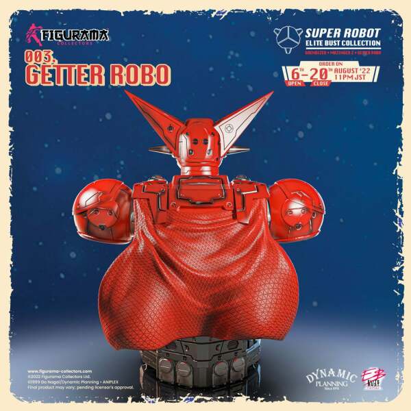 Busto Super Robot Elite 1/3 Getter Robo Getter Robo 26 cm